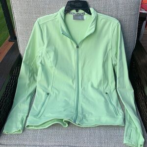 Athleta L zip up jacket with two pockets, very good condition